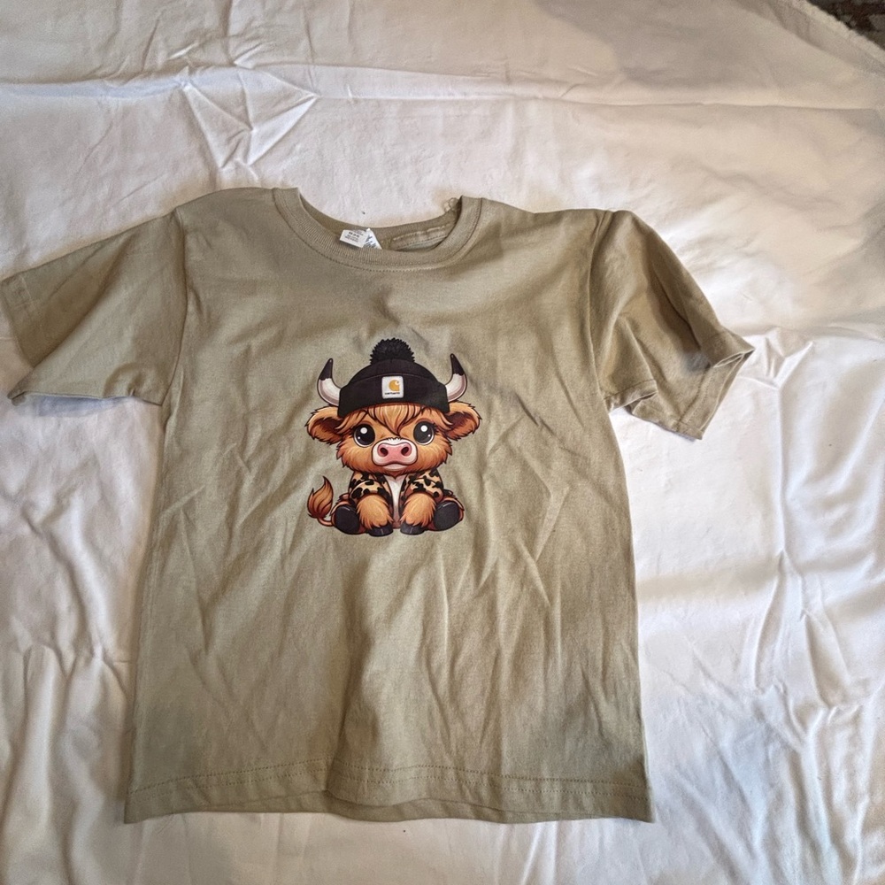 Kids Tan Graphic‎ T-Shirt